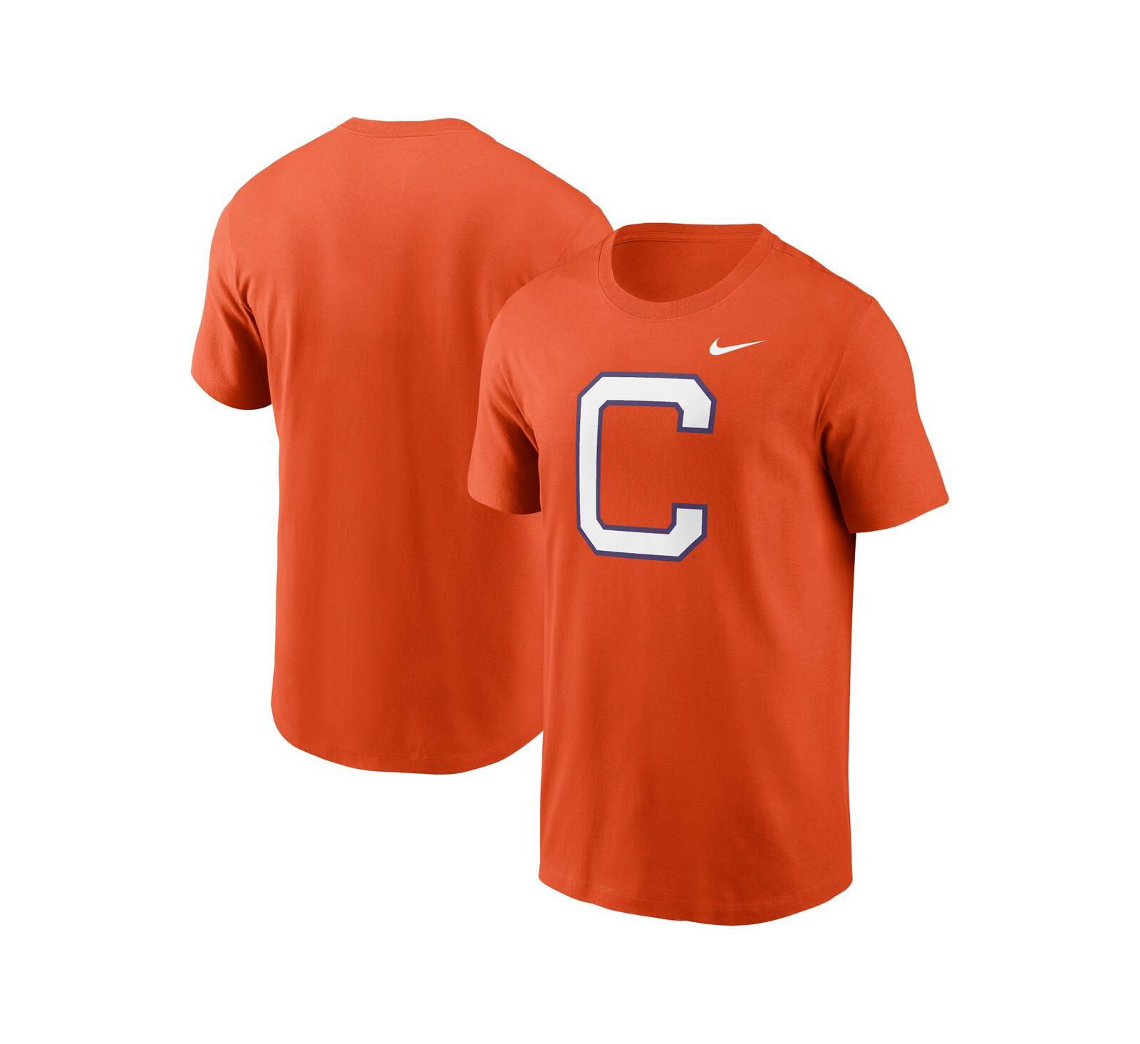 Nike Men's Orange Clemson Tigers Primetime Evergreen Alternate Logo T-Shirt