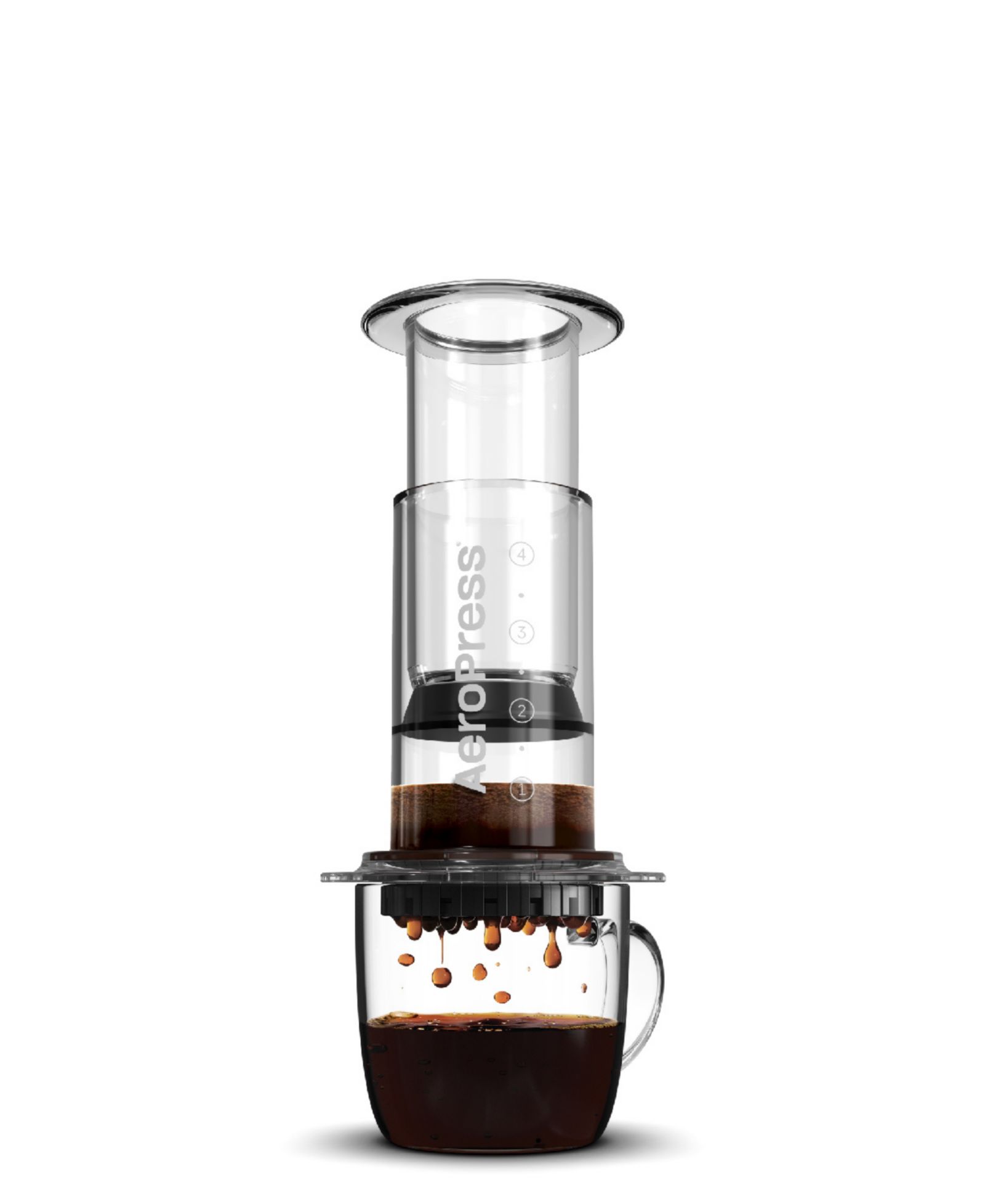 AeroPress 3-in-1 Technology Single-Cup Travel Coffee Maker Made With Tritan