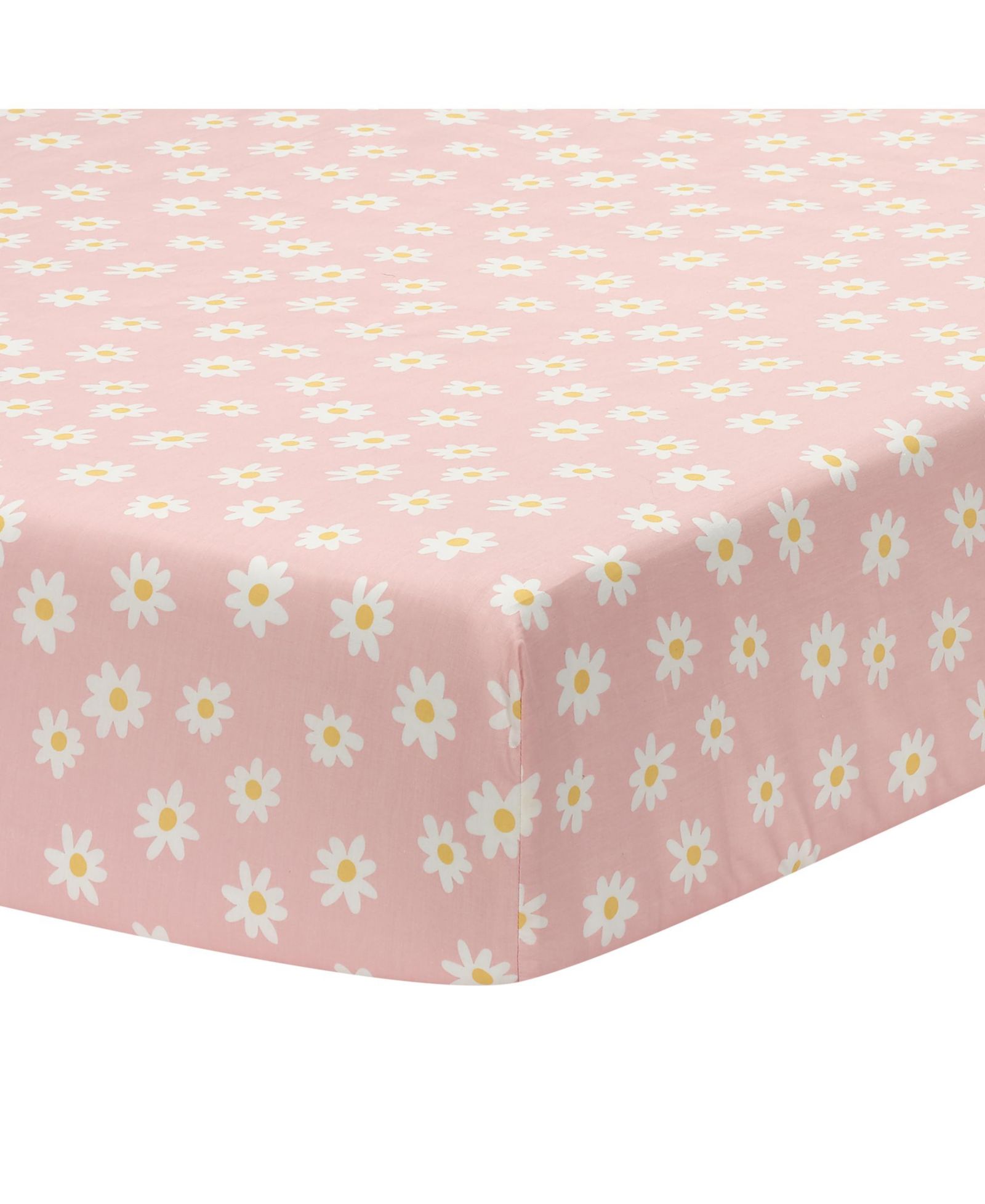Детская простыня на резинке Lambs & Ivy Daisy Dreams Breathable 100% Cotton