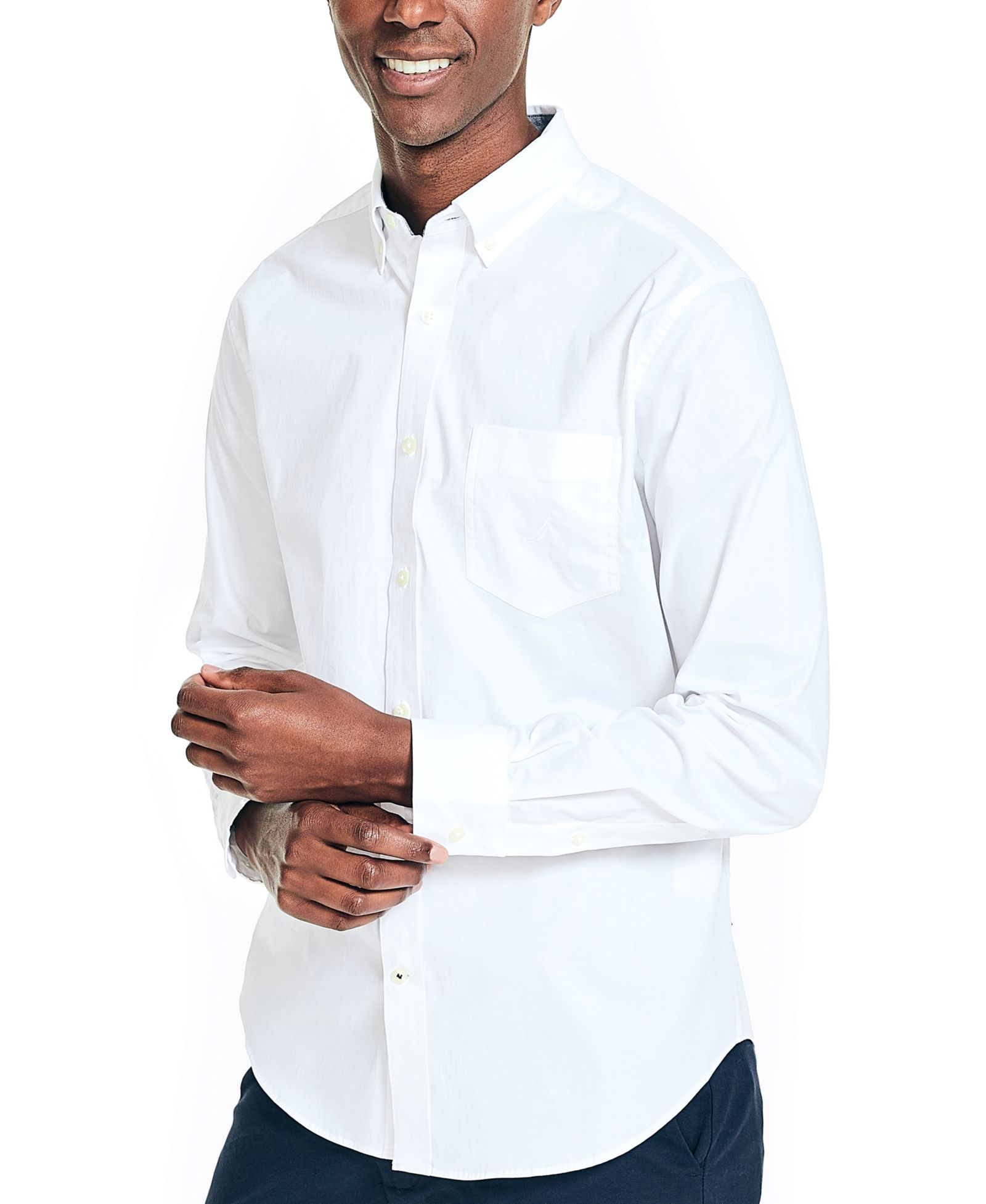 Nautica Men's Long Sleeve Button Down Shirt