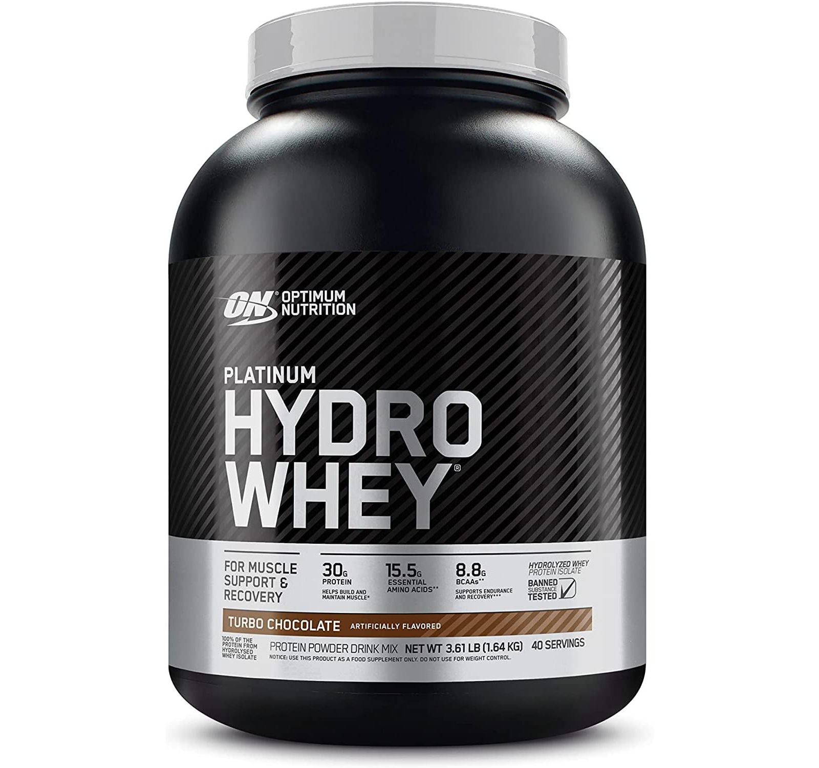 Спортивное питание Optimum Nutrition Platinum Hydro Whey Protein Powder Turbo Chocolate 3.61 lb