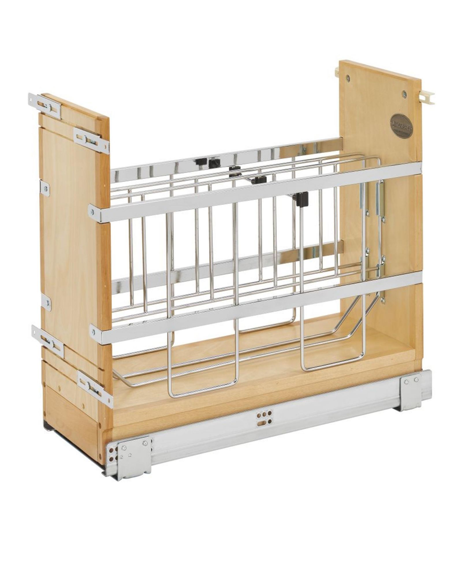 Rev-A-Shelf органайзер для шкафа 8" Pull Out, Ball Bearing Soft-Close