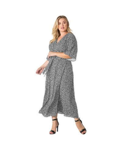 Gray leopard print