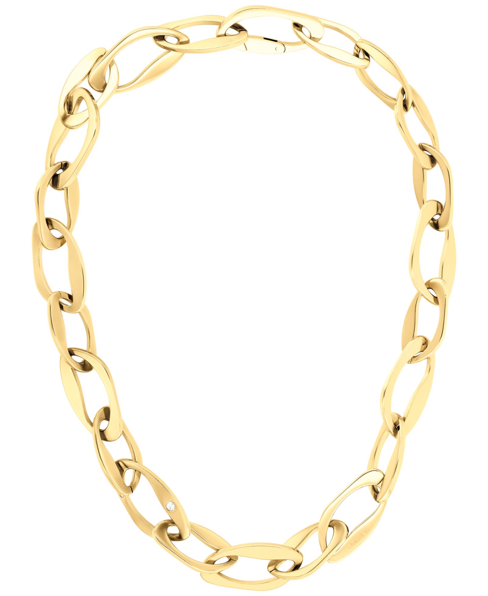 Ожерелье Calvin Klein Pavé Sculpted Link Collar