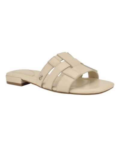Женские сандалии Calvin Klein Tessie Slip-On Square Toe Flat
