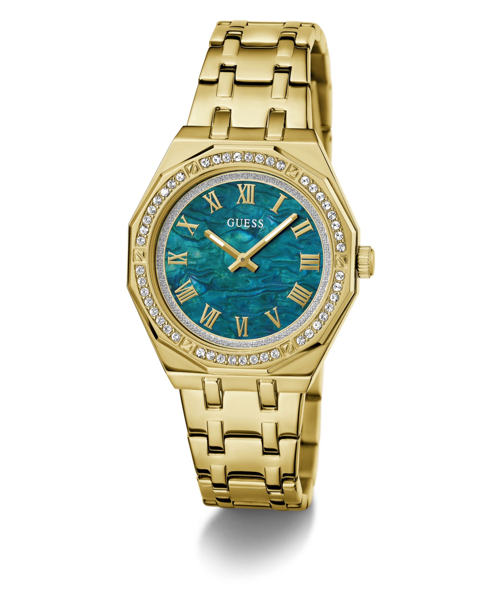 GUESS Women's Analog Gold Stainless Steel Watch 36mm