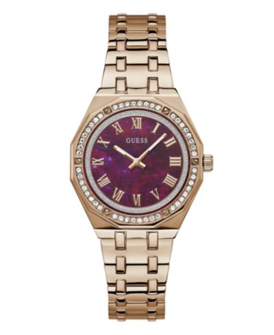 Часы GUESS Women's Analog Rose Gold Stainless Steel 36mm