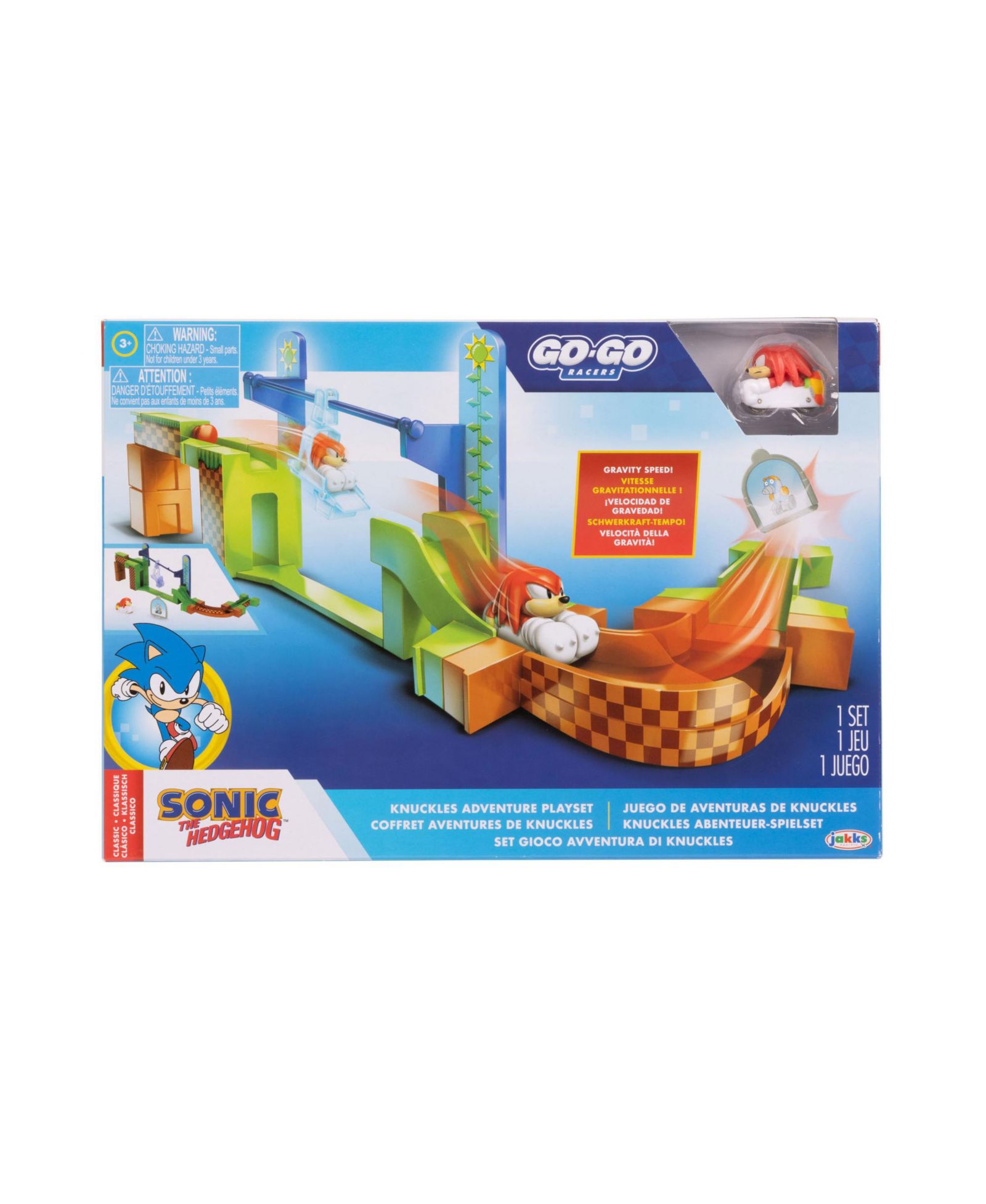 Игровой набор Sonic Go Go Racers Knuckles Adventure