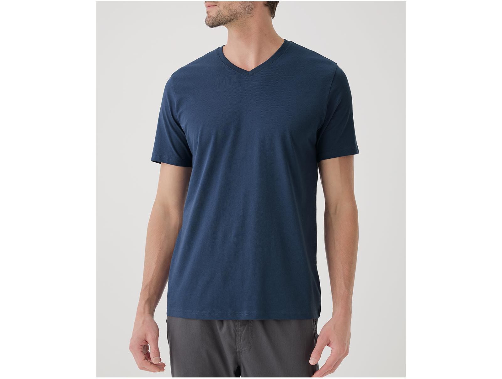 Pact Men's Organic Cotton Softspun V-Neck Tee
