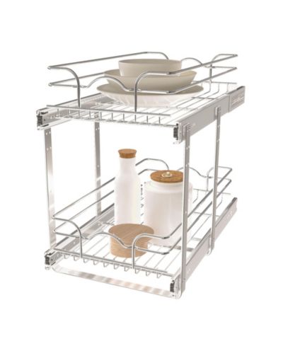 Rev-A-Shelf 12 x 22 In Kitchen Cabinet Pull Out Shelf Organizer