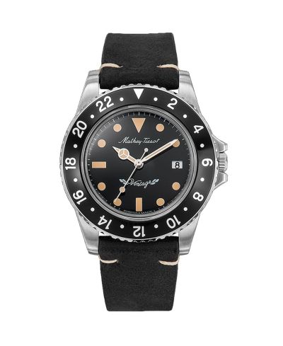 Mathey Tissot Мужские винтажные часы Black Dial H900ALN
