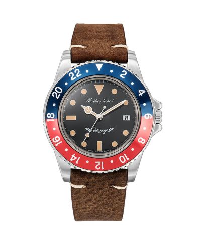 Мужские часы Mathey Tissot Vintage Black Dial - H900ALR