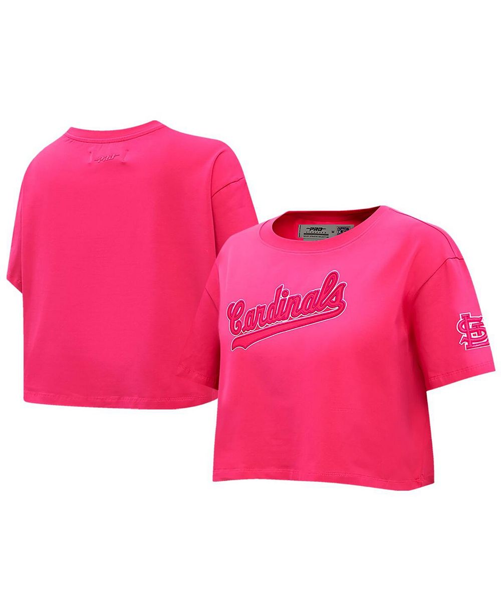 Pro Standard Женская укороченная футболка St. Louis Cardinals Pink