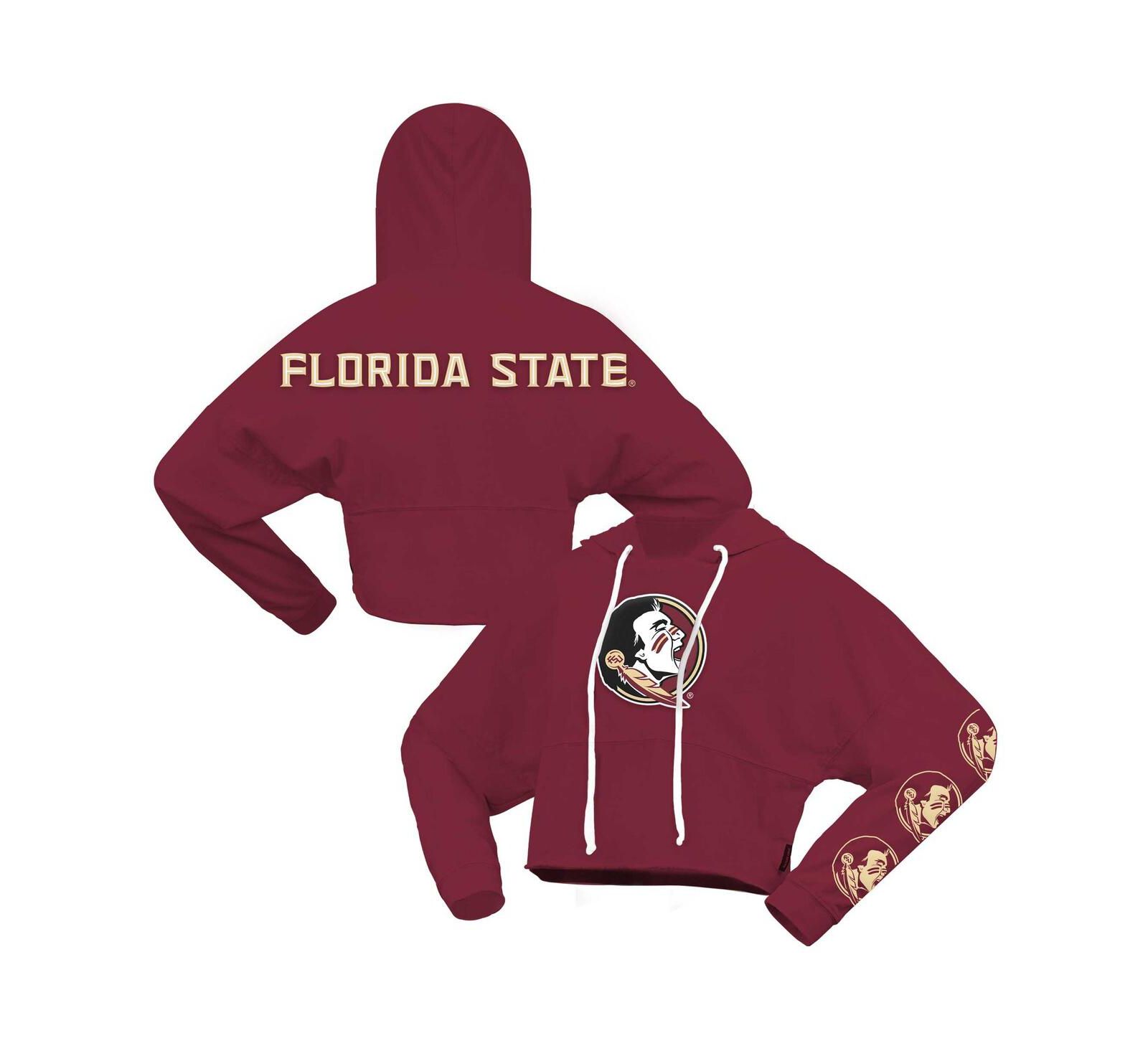 Женский оверсайз худи Spirit Jersey Garnet Florida State Seminoles