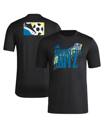 Adidas Men's Black Sporting Kansas City 2024 MLS Jersey Hook Pre-Match T-Shirt