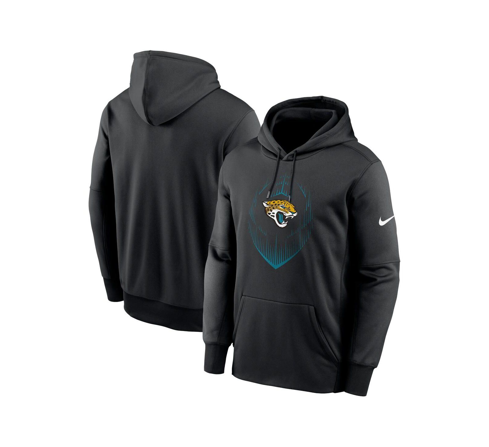 Nike Мужское черное худи-толстовка Nike Icon Performance Pullover Jacksonville Jaguars