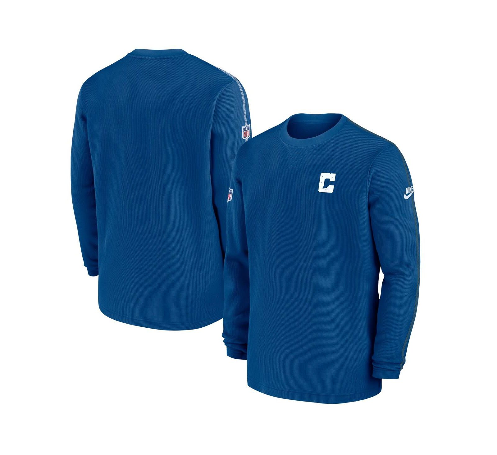 Nike Men's Royal Indianapolis Colts Alternate Logo Coach Long Sleeve T-Shirt