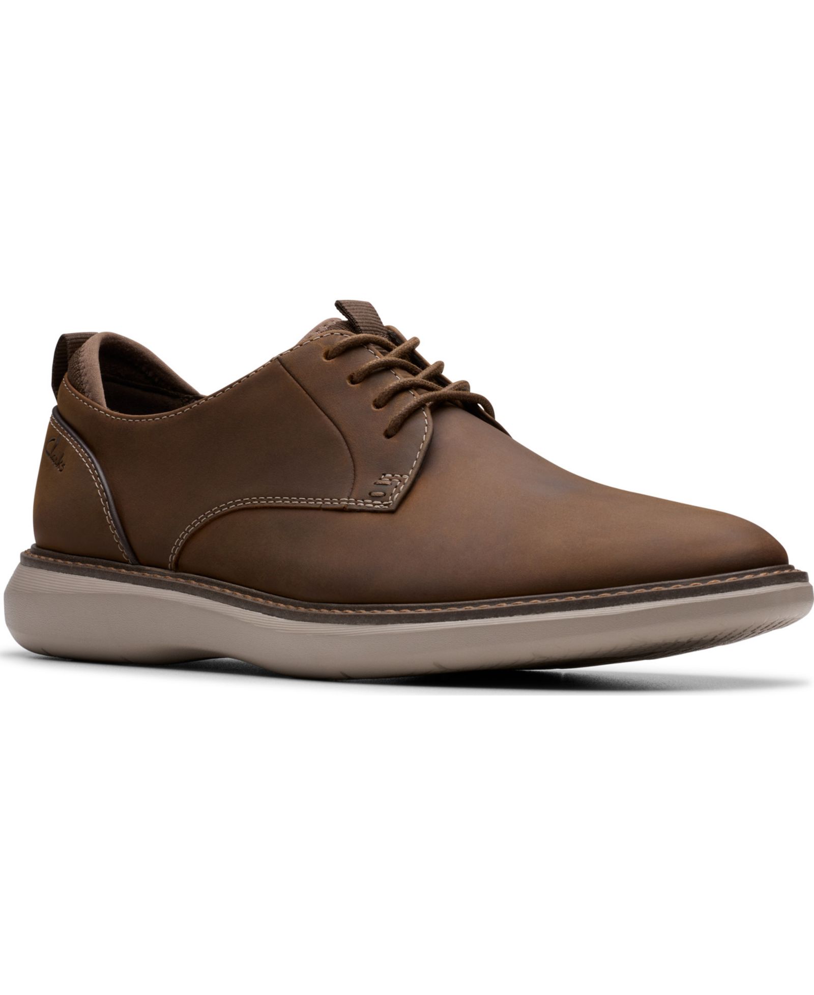 Clarks Collection Men's Brantin Plain Toe Dress Casual Shoes