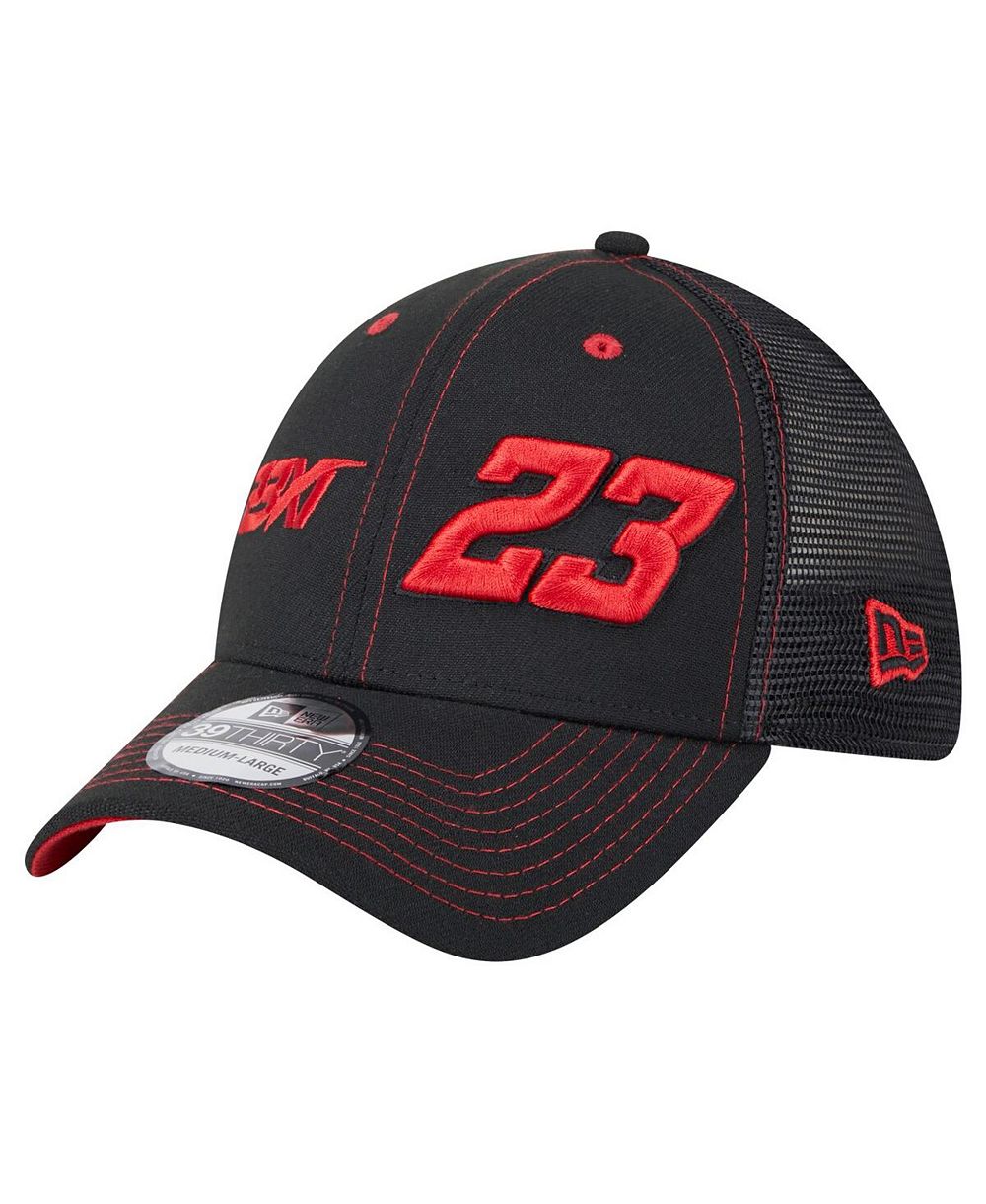 New Era Men's Black Bubba Wallace Driver 39THIRTY Trucker Fitted Hat