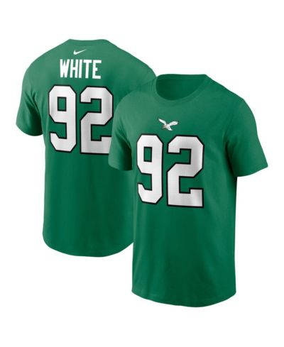 Мужская футболка Nike Reggie White Philadelphia Eagles, зелено-желтая