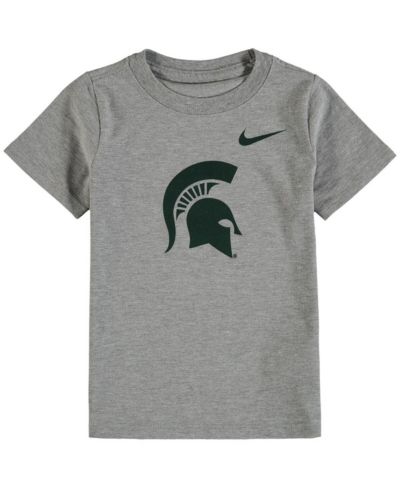 Детская футболка Nike Heathered Gray Michigan State Spartans Logo