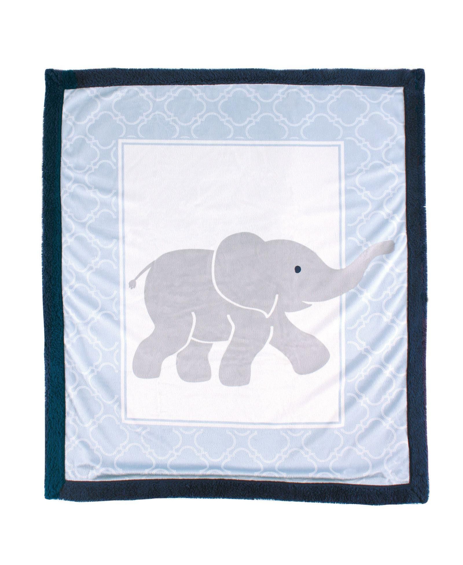 Luvable Friends Ultra-Soft Plush Throw with Sherpa Reverse