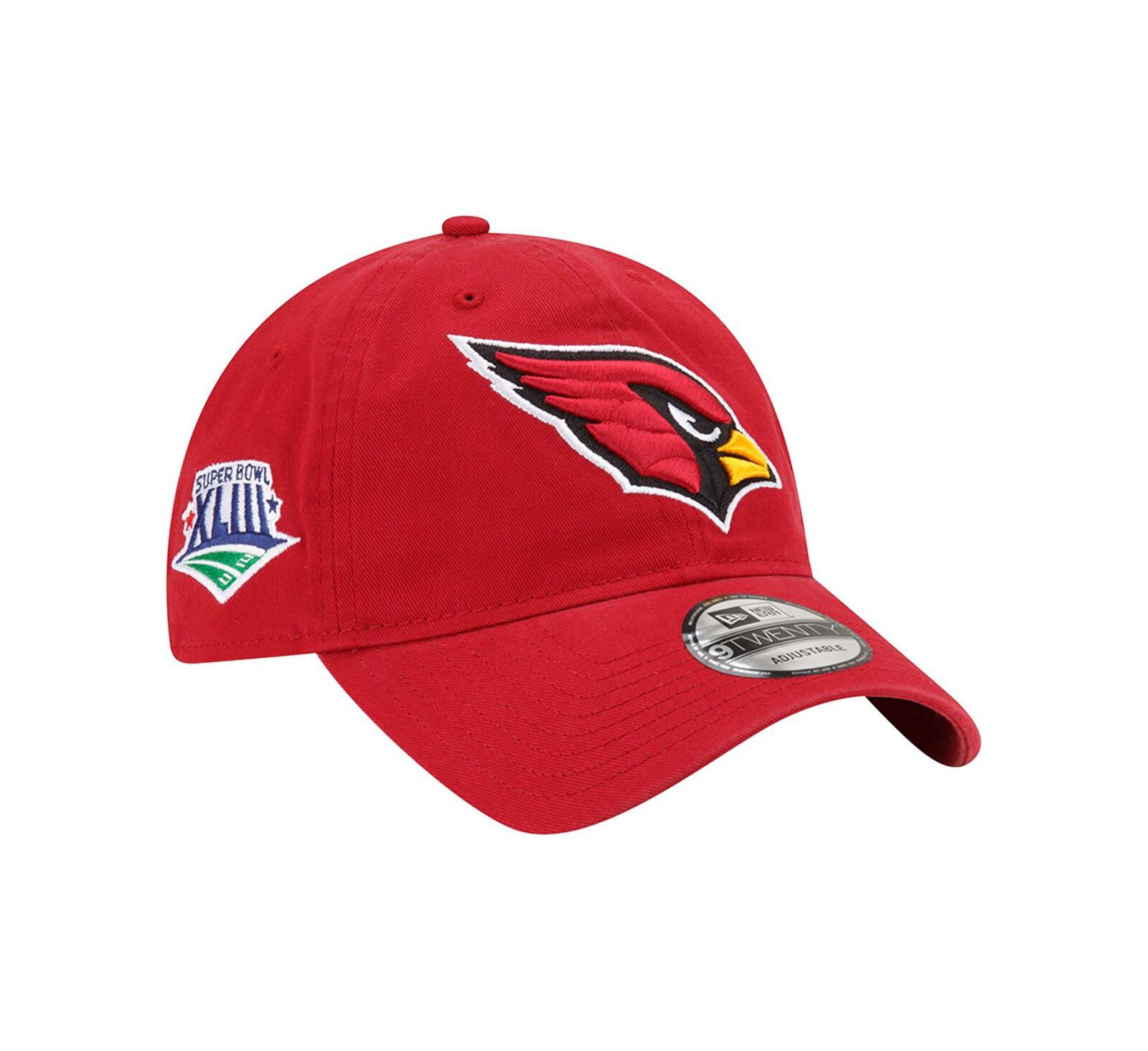 New Era Men's Cardinal Arizona Cardinals Distinct 9TWENTY Adjustable Hat