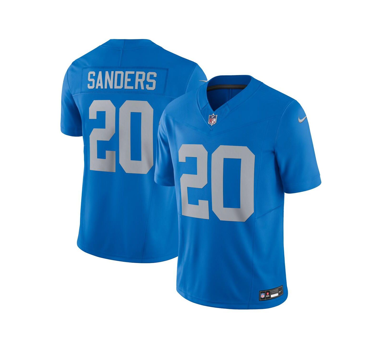 Мужская джерси Nike Barry Sanders Detroit Lions Vapor F.U.S.E. Alternate Limited