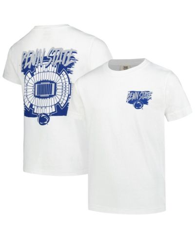 Image One Big Boys and Girls White Penn State Nittany Lions Hyperlocal Comfort Colors T-Shirt