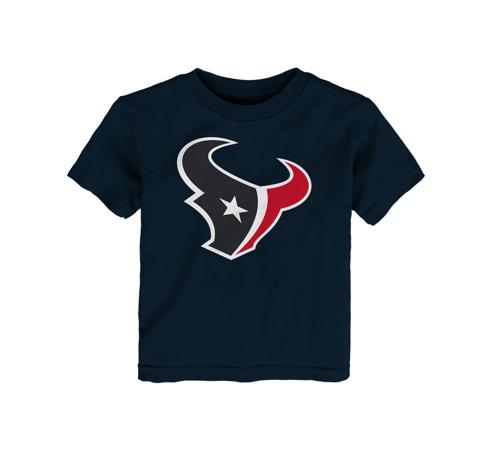 Outerstuff Big Boys and Girls Navy Houston Texans Primary Logo T-Shirt