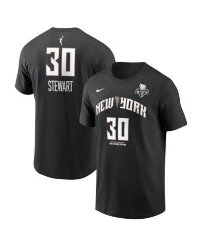 Nike Men's and Women's Breanna Stewart Black New York Liberty Explorer Edition Name & Number T-Shirt