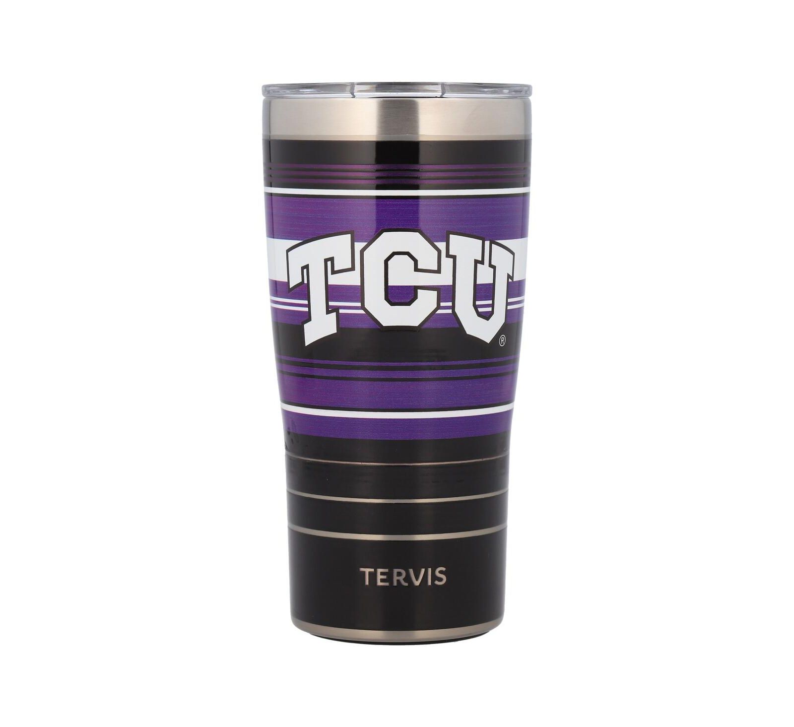 Tervis Tumbler TCU Horned Frogs 20oz. Hype Stripe Stainless Steel Tumbler