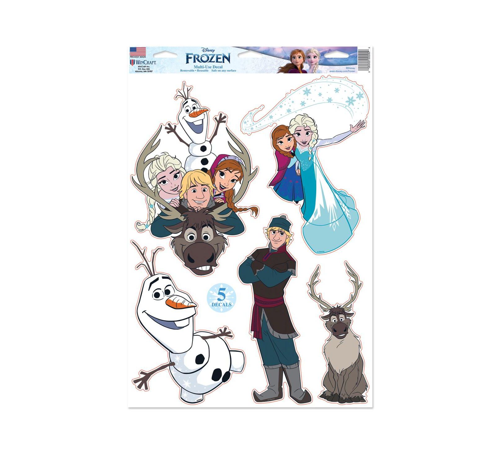 Wincraft Frozen 11" x 17" Multi-Use Decal Sheet