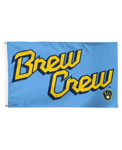 Wincraft Milwaukee Brewers 3' x 5' Single-Sided City Connect Deluxe Flag