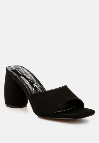 Женские босоножки London Rag Womens Bumblin Round Heel Micro Suede