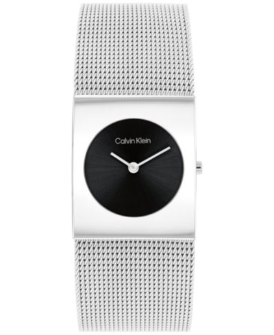 Calvin Klein Женские Pulse Silver Stainless Steel Mesh Watch 26.40mm
