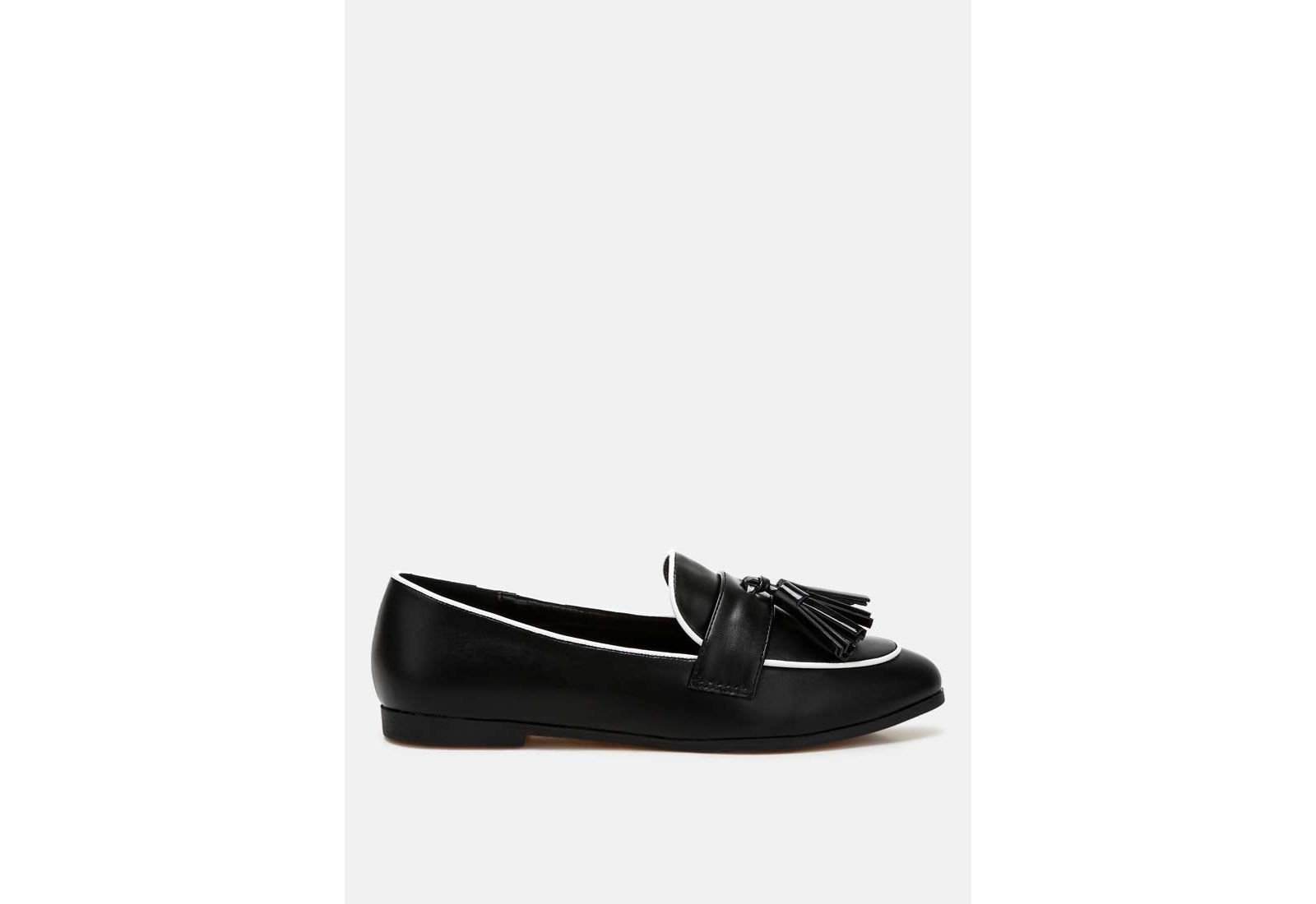 Rag and Co Womens Mythos Dual Tone Tassel Loafers