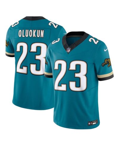 Джерси Nike Men's Foye Oluokun Teal Jacksonville Jaguars Prowler Throwback Vapor F.U.S.E. Limited