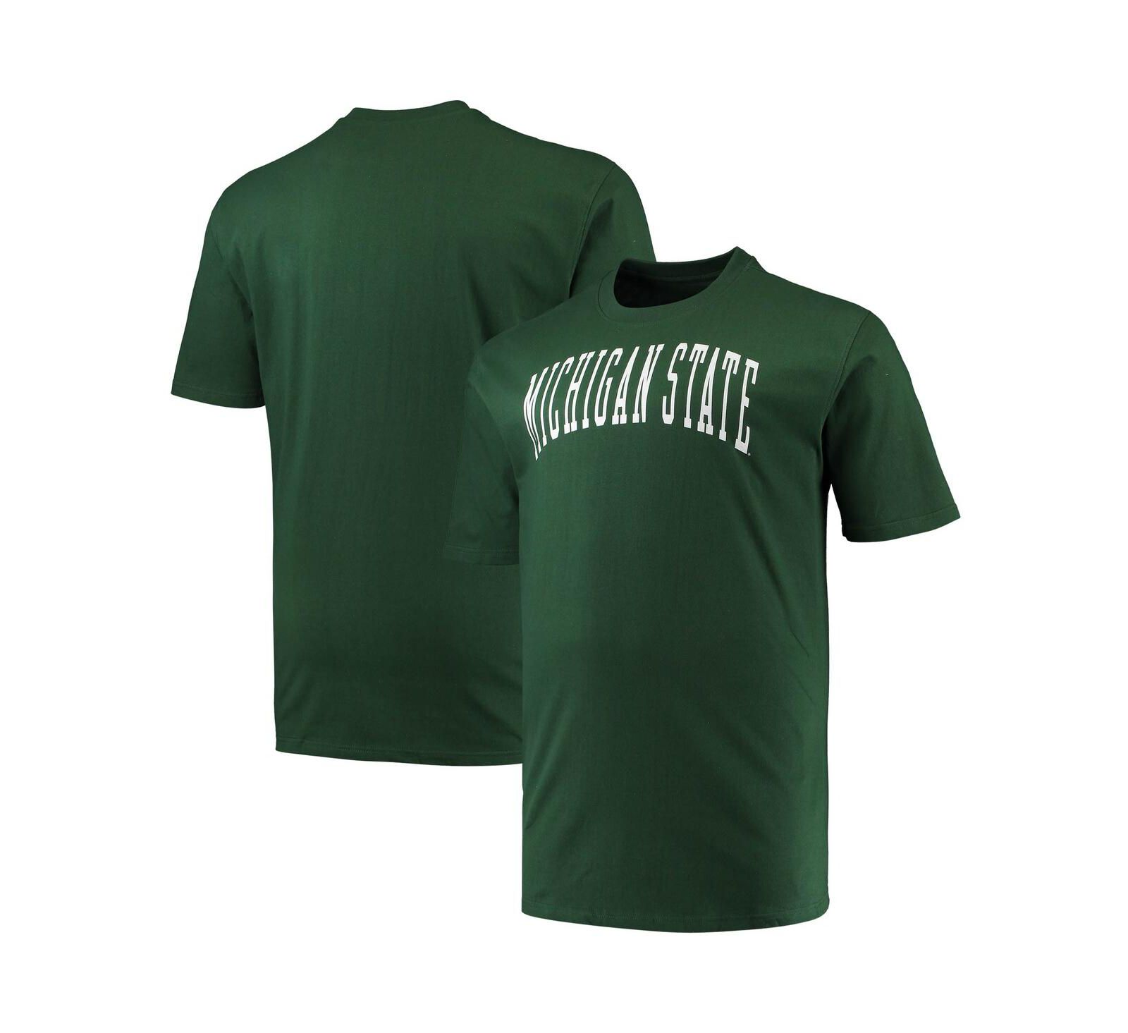 Champion Men's Green Michigan State Spartans Big & Tall Arch Team Logo T-Shirt