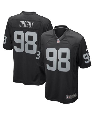 Мужская джерси Nike Maxx Crosby Las Vegas Raiders Alternate Game