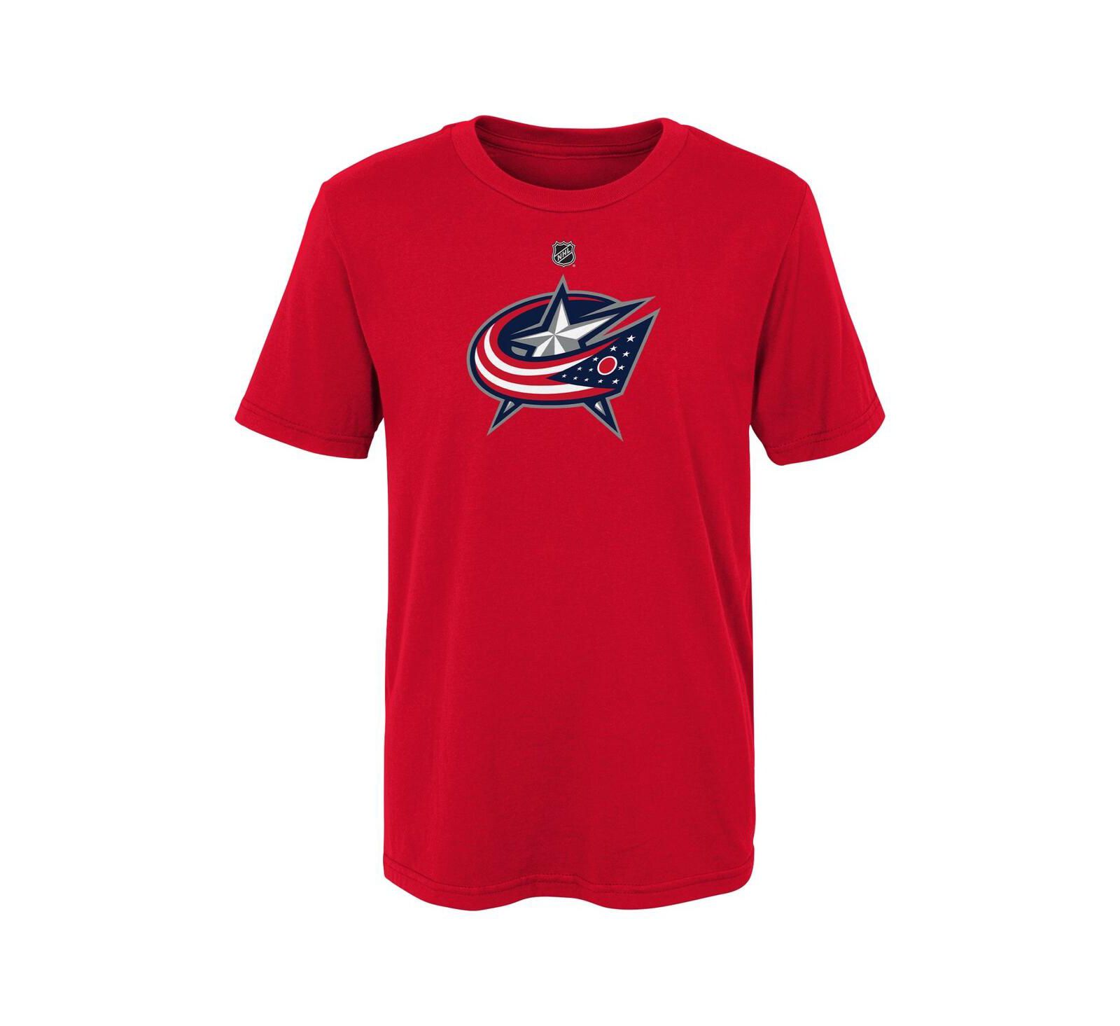 Футболка Outerstuff Red Columbus Blue Jackets Primary Logo для мальчиков и девочек