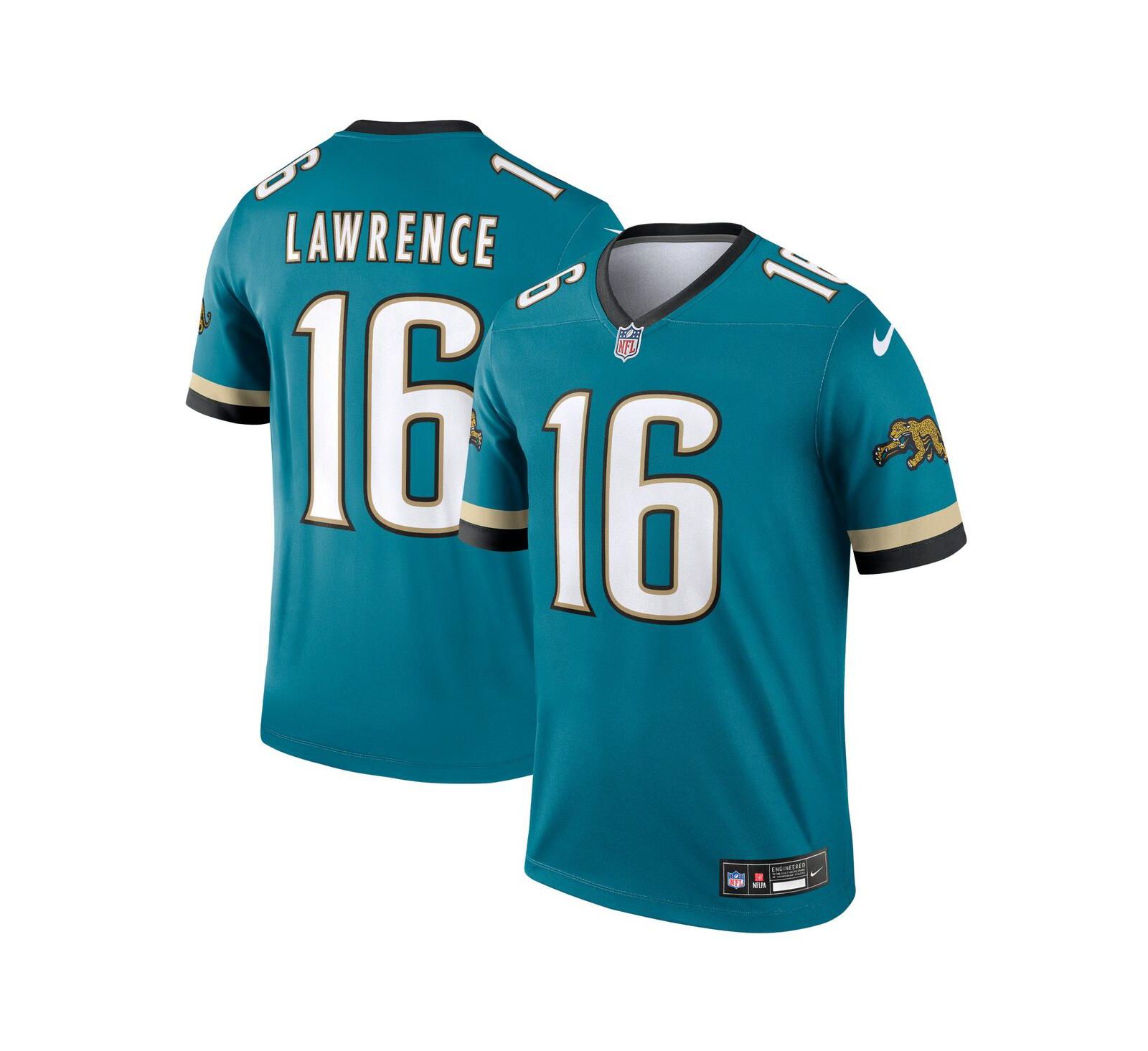 Nike Men's Trevor Lawrence Teal Jacksonville Jaguars Prowler Throwback Legend Jersey
