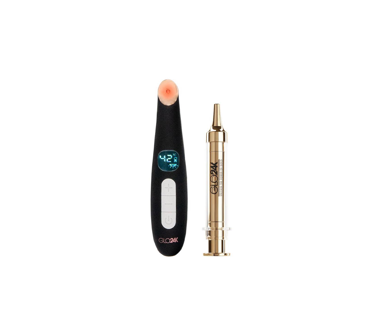 GLO24K LED Eye Care Beauty Massager + 24k Express Facelift Cream