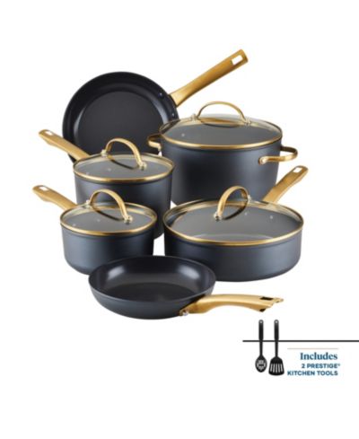 Набор посуды Farberware Forged Induction 12-Piece Aluminum Ceramic Nonstick