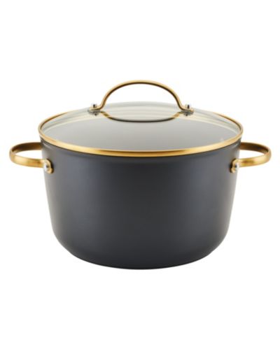 Кастрюля Farberware с крышкой, керамическое антипригарное покрытие, 6 Quart