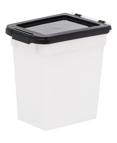 IRIS 10 Lbs Dog Food Storage Container with Airtight Seal and Buckle, Cat Food, Bird Seed or Any