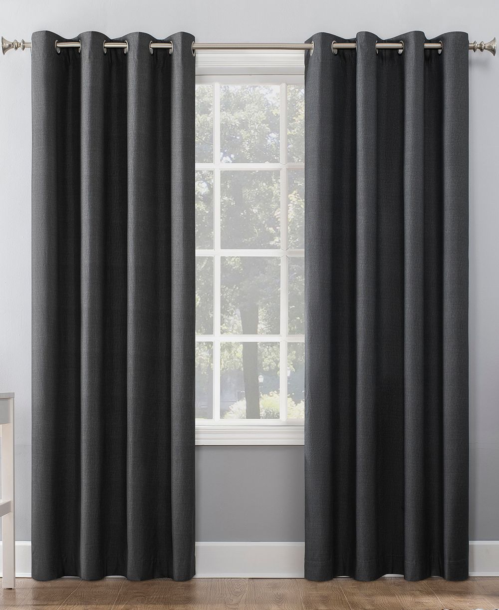 Sun Zero Duran Thermal Insulated 100% Blackout Grommet Curtain Panel, 50" x 95