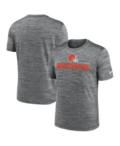 Мужская футболка Nike Cleveland Browns Blitz Velocity Modern Performance, антрацит