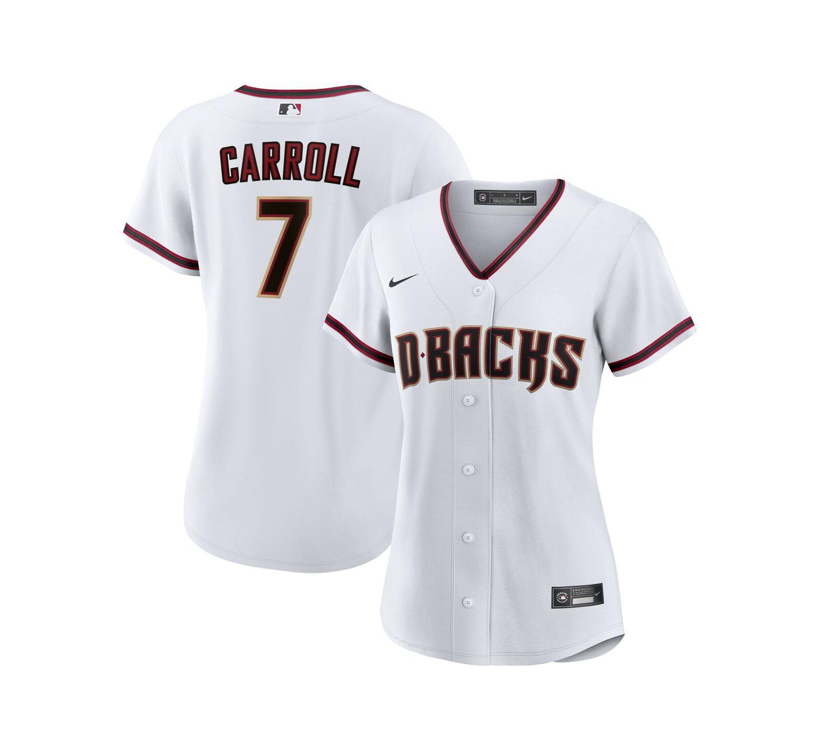 Джерси Nike Women's Corbin Carroll White Arizona Diamondbacks Home Replica