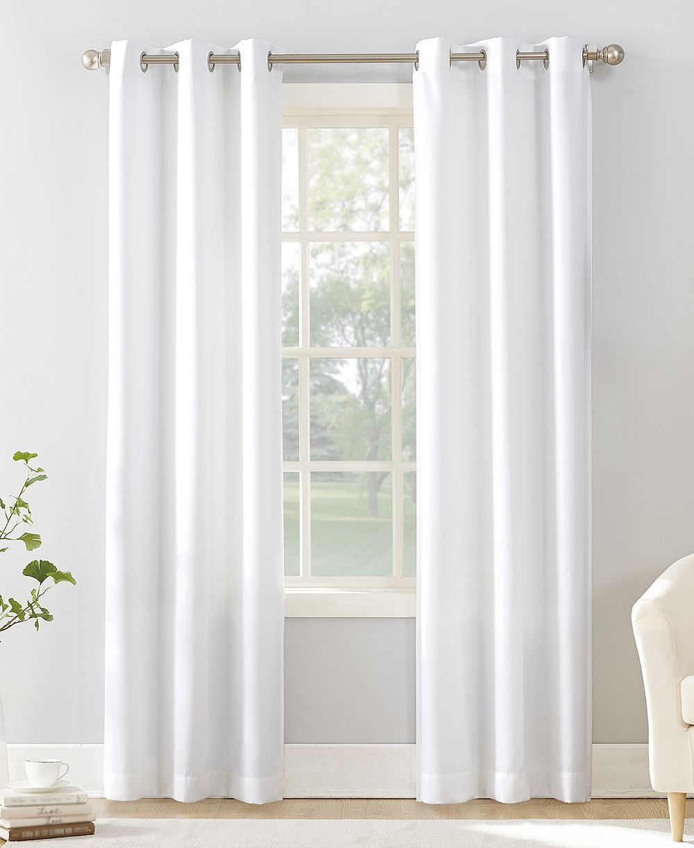 No. 918 Valerie Heathered Texture Semi-Sheer Grommet Curtain Panel